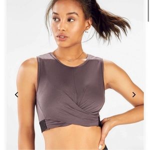 Fabletics Tie Front Twist Tank-Medium